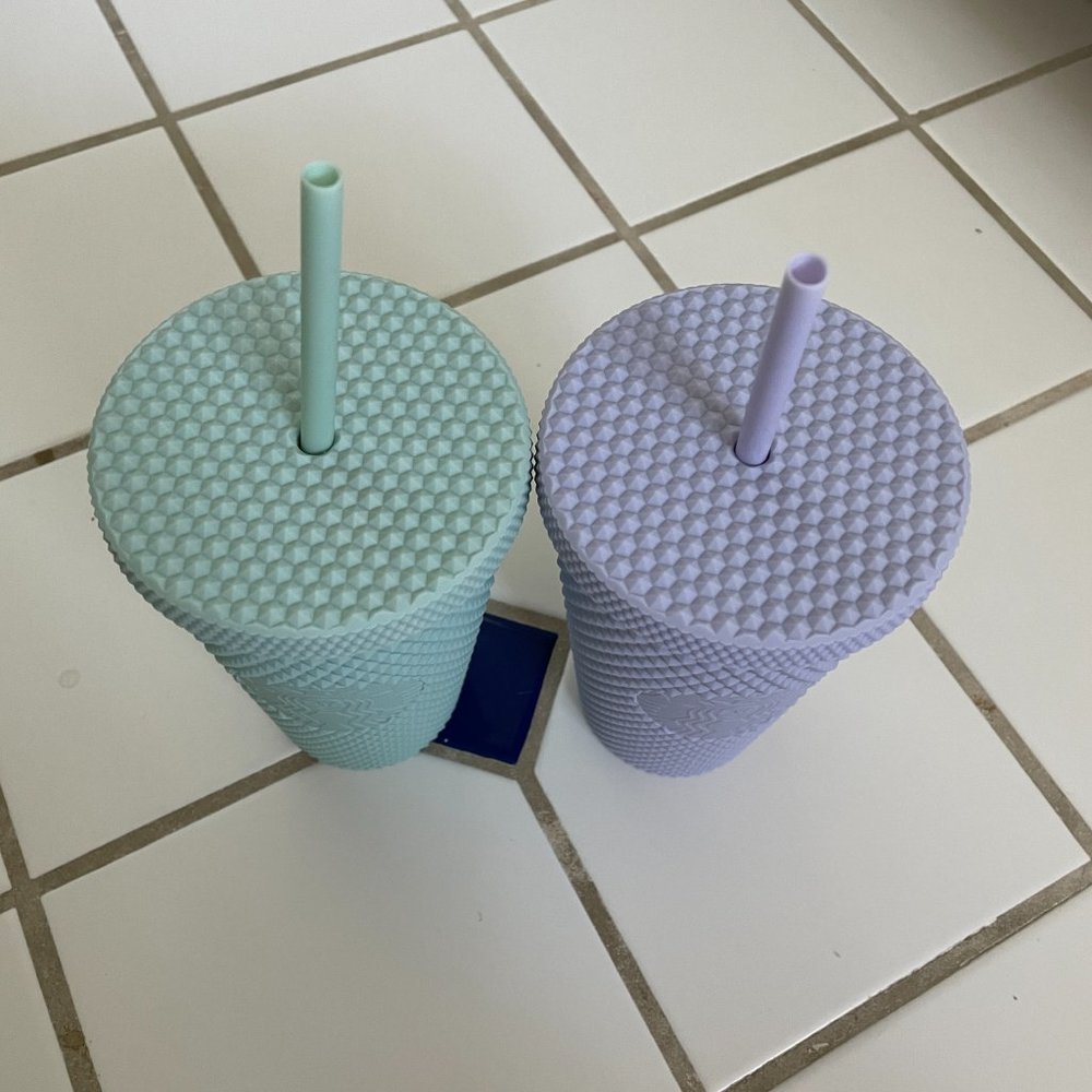 NWT Starbucks Grande Mint & Lilac Bling Cold Cup - Picture 4 of 6